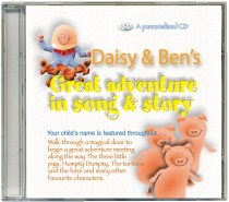 Great Adventure in Song and Story personalised CD for any name